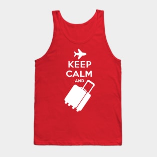 Keep Calm and Carry on Luggage Tank Top